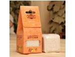 Соляной брикет-куб «Цитрусовый» с ароматом апельсина, лимона и мандарина - 200 гр. #384948