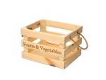 Деревянный ящик для овощей и фруктов (29х23х19 см) #387482