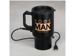 Термокружка с подогревом от USB «Кофе MAN» (450 мл.) #390108