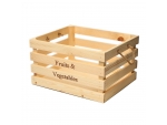 Деревянный ящик для овощей и фруктов с ручками (40х33х23 см) #396048