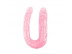 Розовый U-образный фаллоимитатор 13 Inch Dildo - 17 см. #399964