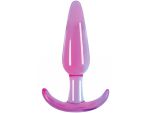 Гладкая фиолетовая анальная пробка Jelly Rancher T-Plug Smooth - 10,9 см. #40499