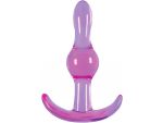 Фиолетовая анальная пробка Jelly Rancher T-Plug Wave - 9,7 см. #40502