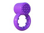 Фиолетовое эрекционное кольцо с вибрацией Sensual Touch Love Ring #44918