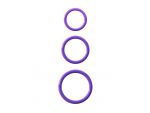 Набор из трех эрекционных колец Silicone 3-Ring Stamina Set #44923