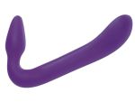 Фиолетовый безремневой страпон из силикона Love Rider Strapless Strap-On - 20,3 см. #46272