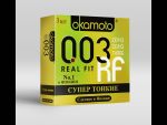 Сверхтонкие плотно облегающие презервативы Okamoto 003 Real Fit - 3 шт. #46312