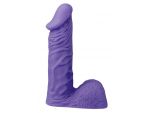 Фиолетовый стимулятор-фаллос XSKIN 6 PVC DONG - 15 см. #46977