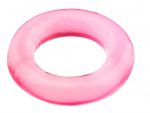 Розовое эрекционное кольцо BASICX TPR COCKRING PINK #46983