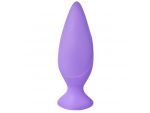 Фиолетовая анальная силиконовая пробка Mojo - 11 см. #47242