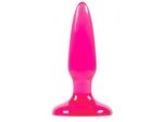 Розовая анальная мини-пробка  Jelly Rancher Pleasure Plug Mini - 8,1 см. #49505