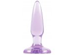 Фиолетовая анальная мини-пробка Jelly Rancher Pleasure Plug Mini - 8,1 см. #49506