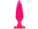 Малая розовая анальная пробка Jelly Rancher Pleasure Plug Small - 10,2 см. #49508