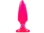 Розовая средняя анальная пробка Jelly Rancher Pleasure Plug Medium - 12,7 см. #49511