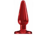 Красный анальный стимулятор Bottom Line 6" Model 1 Acrylic Red - 15,5 см. #49930