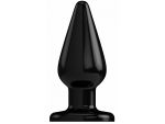 Чёрный анальный стимулятор Bottom Line 6" Model 2 rubber Black - 15,5 см. #49935