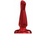 Красный анальный стимулятор Bottom Line 6" Model 3 Acrylic Red - 15,5 см. #49937