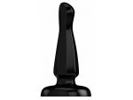 Чёрный анальный стимулятор Bottom Line 6" Model 3 Rubber Black - 15,5 см. #49938