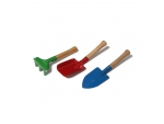 Набор детского садового инструмента: грабли, совок, лопатка #401060