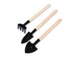Набор садового инструмента: грабли и 2 лопатки #401088