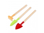 Набор садового инструмента: рыхлитель, совок и грабли #401174