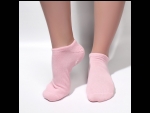 Нежно-розовые увлажняющие SPA-носочки с гелевыми вставками #404948