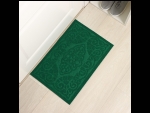 Зеленый влаговпитывающий придверный коврик «Восточная сказка» без окантовки (40х60 см) #409063