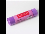 Фиолетовые мешки для мусора с завязками Overlap (50х54 см) - 15 шт. #409414