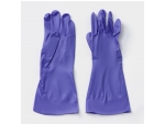 Фиолетовые защитные хозяйственные перчатки (размер L) #410023
