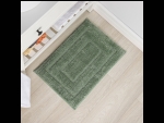 Зеленый коврик для дома «Мягкость» (40х60 см) #410290
