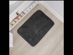 Серый коврик для ванной «Патриция» (40х60 см) #410293