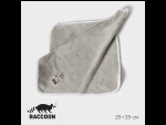 Серая салфетка для уборки Raccoon (29х29 см) #410319