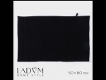 Черный противоскользящий коврик LaDоm (50х80 см) #410331