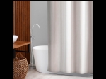Штора для ванной комнаты «Элегант» с люверсами и металлическими кольцами (180х180 см) #410563