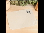 Белый коврик для бани и сауны с вышивкой (45х35 см) #412288