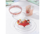 Набор детской посуды Доляна «Лисёнок», 3 предмета: миска 450 мл, тарелка d=20 см, кружка 200 мл #412763