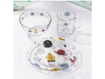 Набор детской посуды Доляна «Космос», 3 предмета: миска 450 мл, тарелка d=20 см, кружка 200 мл #412764