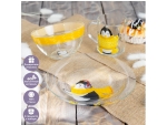 Набор детской посуды Доляна «Пингвинёнок», 3 предмета: миска 450 мл, тарелка d=20 см, кружка 200 мл #412765