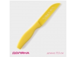 Нож кухонный керамический Доляна «Керамик», лезвие 7,5 см, цвет МИКС #412843