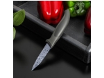 Нож с антиналипающим покрытием Доляна «Гранит», овощной, лезвие 8 см #412939