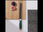 Хлебный нож «Эсмиральда» с зеленой ручкой #412946