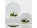 Набор стеклянных тарелок Доляна «Бамбук», 7 предметов #415167