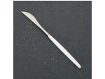 Нож столовый из нержавеющей стали Magistro «Блинк», 22 см, на подвесе, цвет серебряный, белая ручка #415558