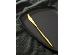 Нож столовый из нержавеющей стали Magistro «Оску базис», длина 23 см, цвет золотой #415673
