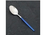 Ложка чайная Magistro «Блинк», 14,5 см, на подвесе, цвет серебряный, синяя ручка #416297