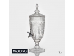 Диспенсер для напитков стеклянный Magistro «Восход», 3 л, 25×19×50 см #417148