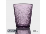 Стакан стеклянный Magistro «Французская лаванда», 300 мл, цвет сиреневый #417587