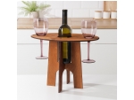 Столик-поднос для вина и двух бокалов, 40×25×30 см #418666