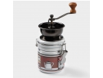 Кофемолка ручная Доляна «Латте», 17×12,2 см, керамический механизм #419300