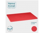 Доска профессиональная разделочная Hanna Knövell, 40×30×1,2 см, цвет красный #419512